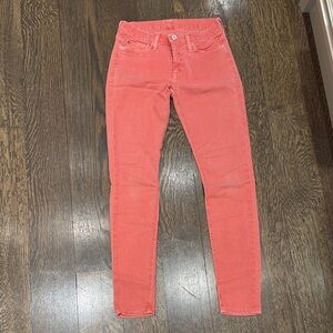 Hudson Jeans Coral Skinny Jeans